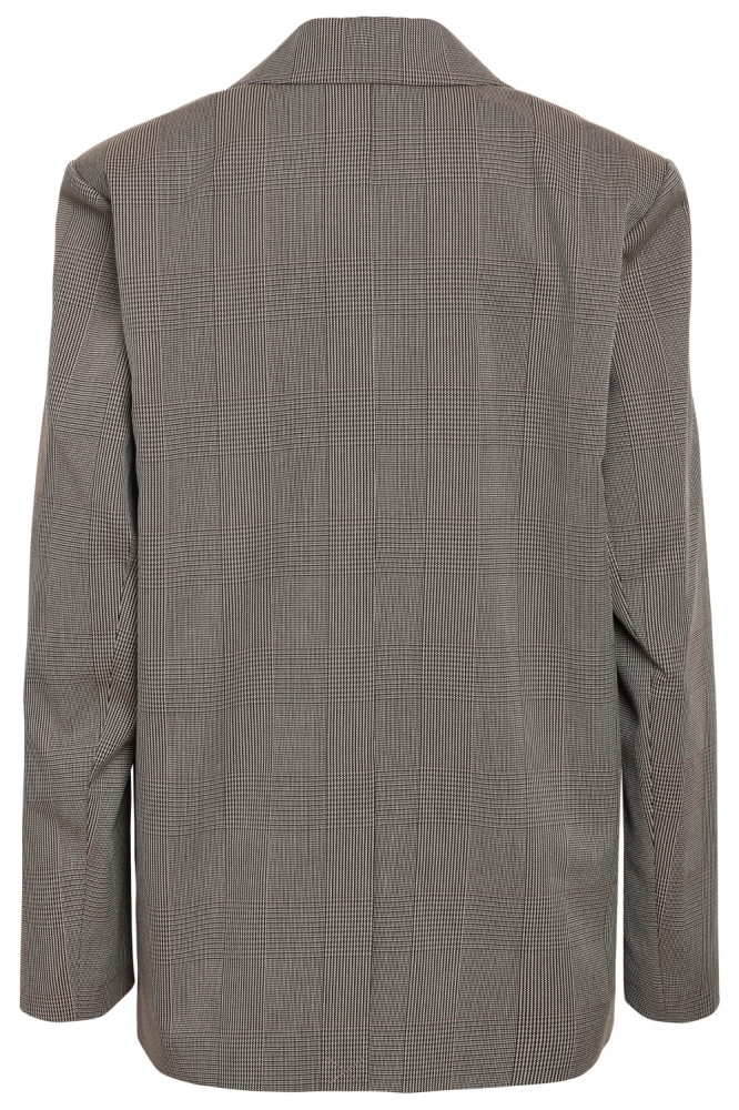 NMWERA CHECK BLAZER FWD 27035182 Toasted Coconut/WINDSOR WINE